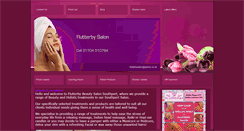 Desktop Screenshot of flutterbysalon.com